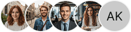 Several investor profile avatars displayed within the Coral Tradix trading review block